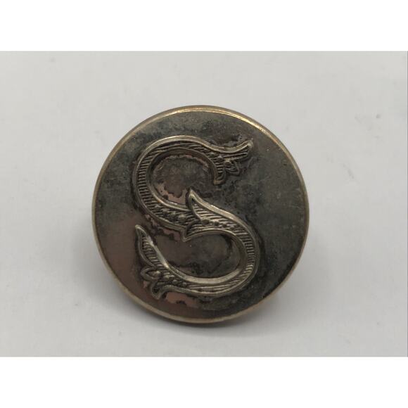 Rare Vintage England Silver Tone Uniform Cuff Button 5/8" - Set of 6 - Picture 3 of 5